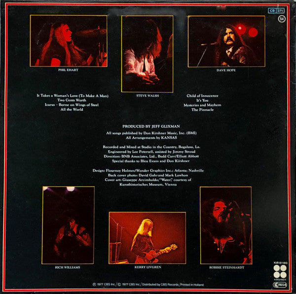 Kansas (2) : Masque (LP,Album,Stereo)