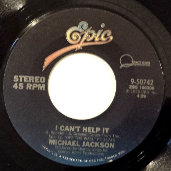 Michael Jackson : Don't Stop 'Til You Get Enough (7",45 RPM,Single,Styrene)