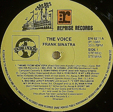 Frank Sinatra : The Voice (LP,Compilation,Stereo)