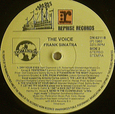 Frank Sinatra : The Voice (LP,Compilation,Stereo)