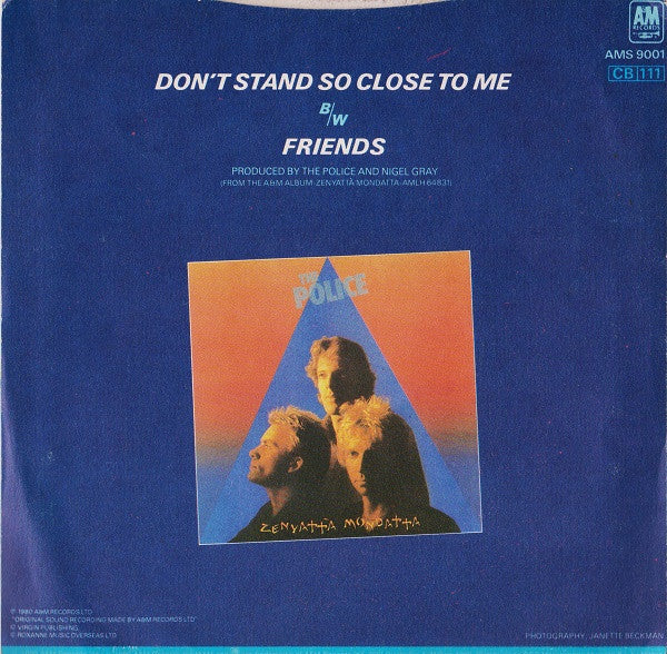 Police, The : Don't Stand So Close To Me (7",45 RPM,Single)