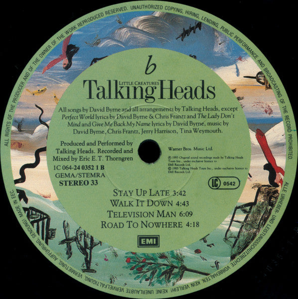 Talking Heads : Little Creatures (LP,Album,Stereo)