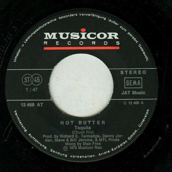 Hot Butter : Tequila (7",Single,45 RPM)