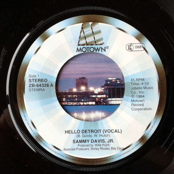 Sammy Davis Jr. : Hello Detroit (7")