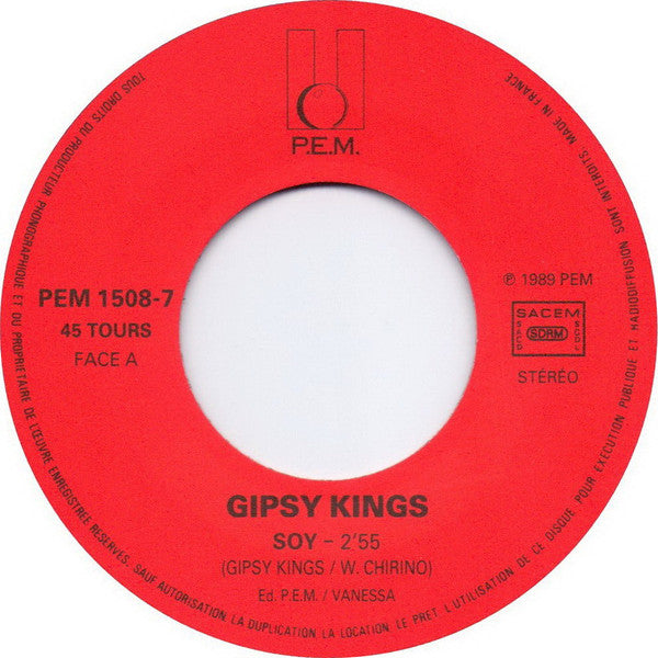 Gipsy Kings : Soy (7",45 RPM)