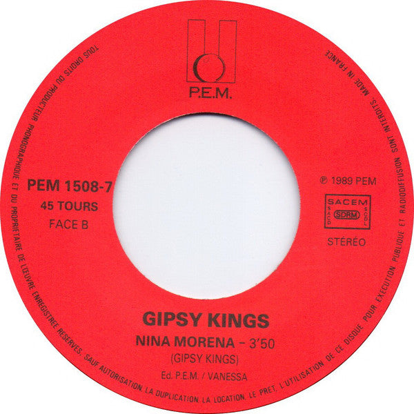 Gipsy Kings : Soy (7",45 RPM)