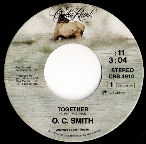 OC Smith : Together / Just Couldn't Help Myself (7",45 RPM,Single)