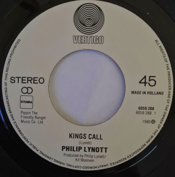 Phil Lynott : King's Call (7",Single,45 RPM)