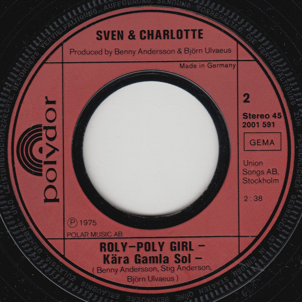 Svenne & Lotta : Bang-A-Boomerang (7",45 RPM,Single,Stereo)