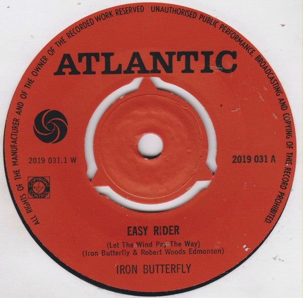 Iron Butterfly : Easy Rider (7",Single,45 RPM)