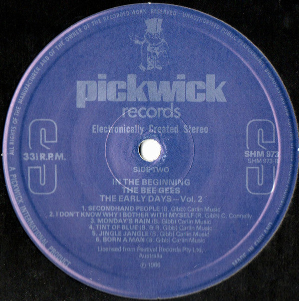 Bee Gees : The Bee Gees Bonanza - The Early Days - The Original Recordings ()