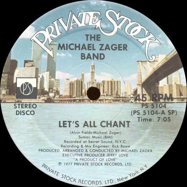 Michael Zager Band, The : Let's All Chant / Love Express (12",45 RPM)