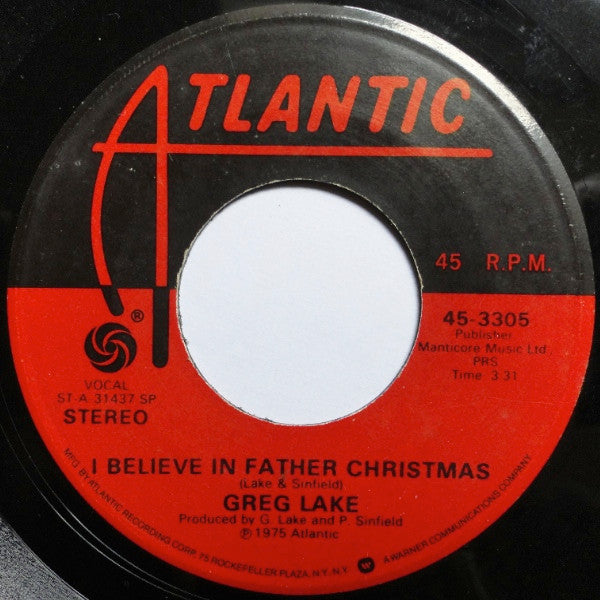 Greg Lake : I Believe In Father Christmas (7",45 RPM)