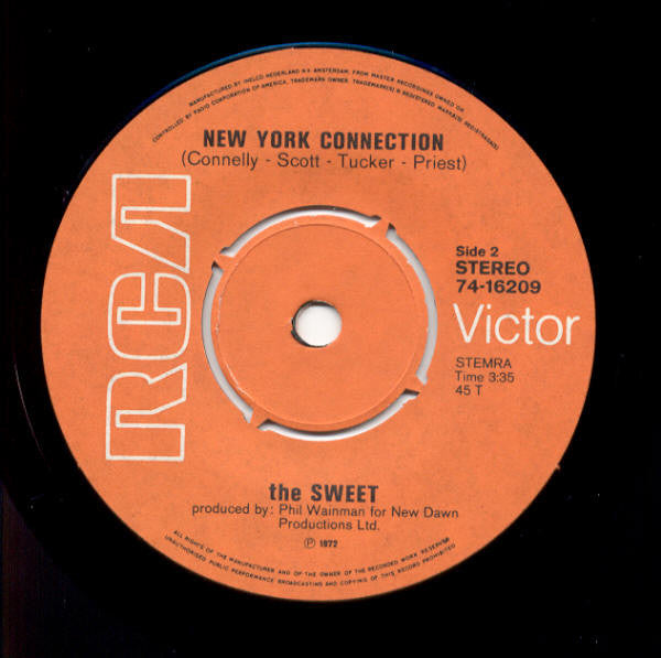 Sweet, The : Wig-Wam Bam (7",45 RPM,Single,Stereo)