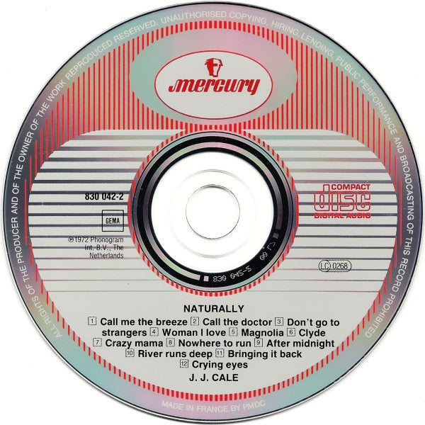J.J. Cale : Naturally (Album,Reissue)