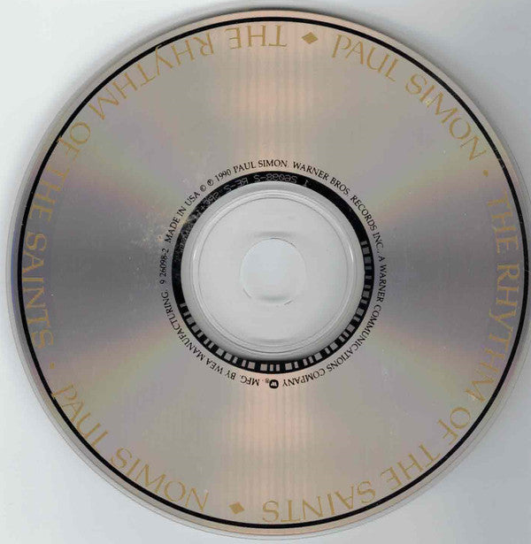 Paul Simon : The Rhythm Of The Saints (CD, Album)
