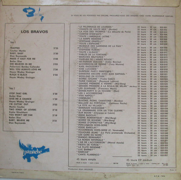 Los Bravos : Black Is Black (LP,Album,Stereo)