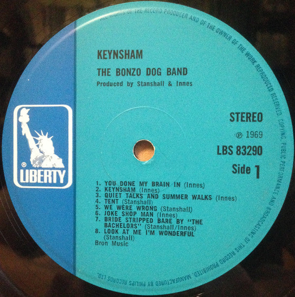Bonzo Dog Doo-Dah Band : Keynsham (LP,Album)
