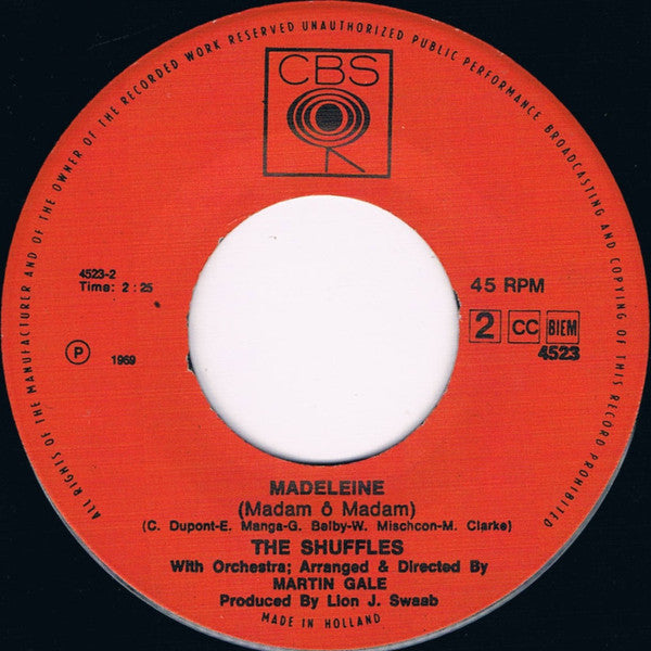 Shuffles, The : Cha-La-La, I Need You (7",45 RPM,Single)