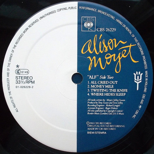 Alison Moyet : Alf (LP,Album,Stereo)