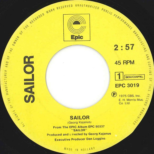 Sailor : Sailor (7",45 RPM)