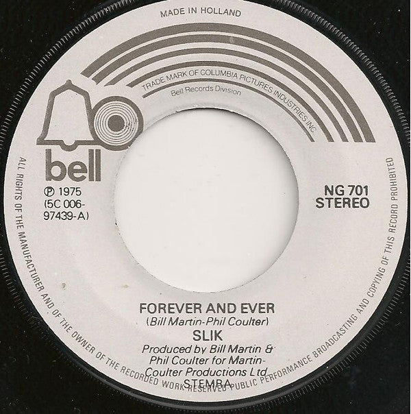 Slik : Forever And Ever (7",45 RPM,Single,Stereo)