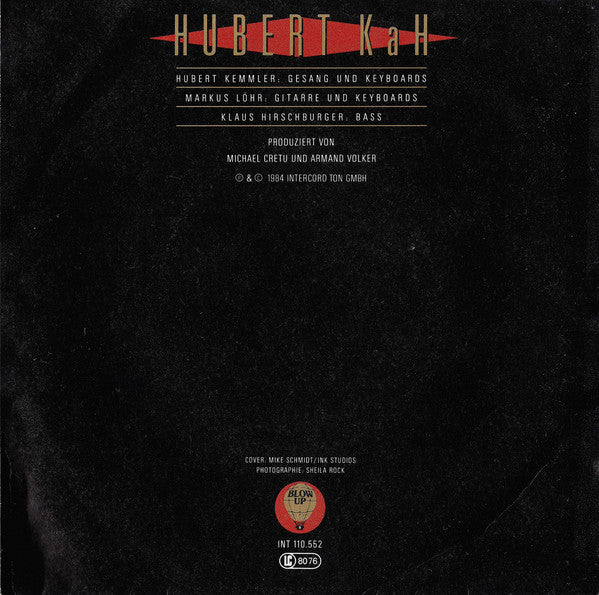 Hubert Kah : Engel 07 (7",45 RPM,Single,Stereo)