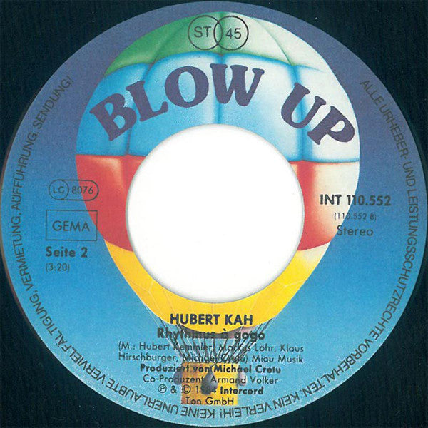 Hubert Kah : Engel 07 (7",45 RPM,Single,Stereo)