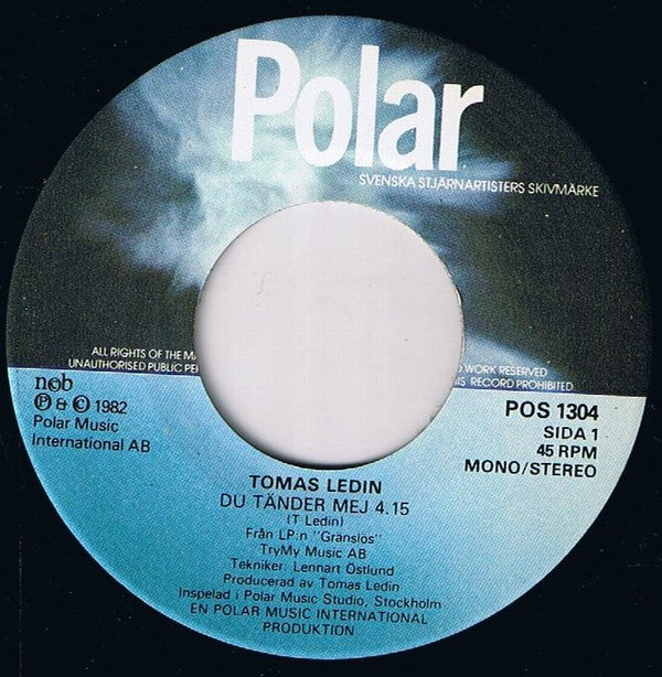Tomas Ledin : Sommaren Är Kort (7",Single,45 RPM)