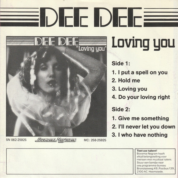Dee Dee (13) : Give Me Something (7",45 RPM,Single,Stereo)