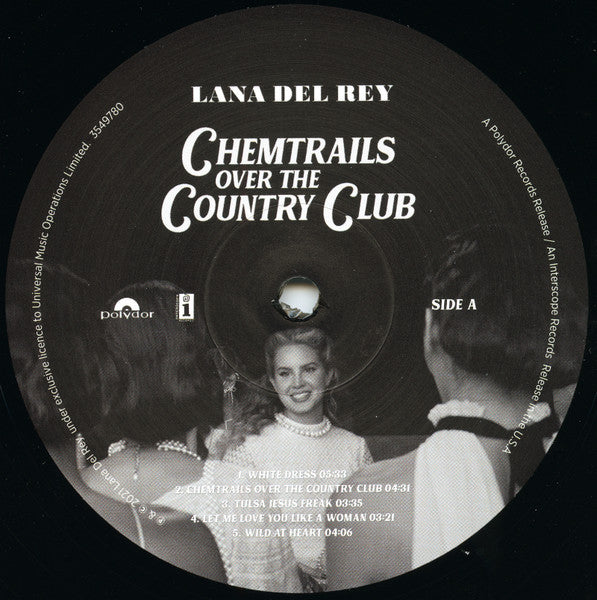 Lana Del Rey : Chemtrails Over The Country Club (LP,Album,Stereo)