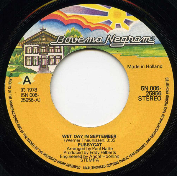 Pussycat (2) : Wet Day In September (7",45 RPM,Single)
