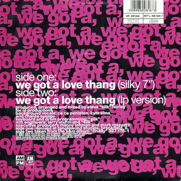 Ce Ce Peniston : We Got A Love Thang (7",45 RPM,Single)