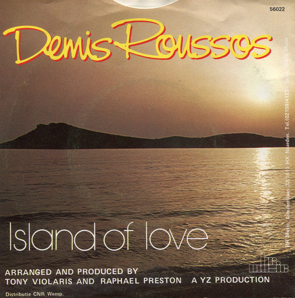 Demis Roussos : Island Of Love (7",45 RPM)