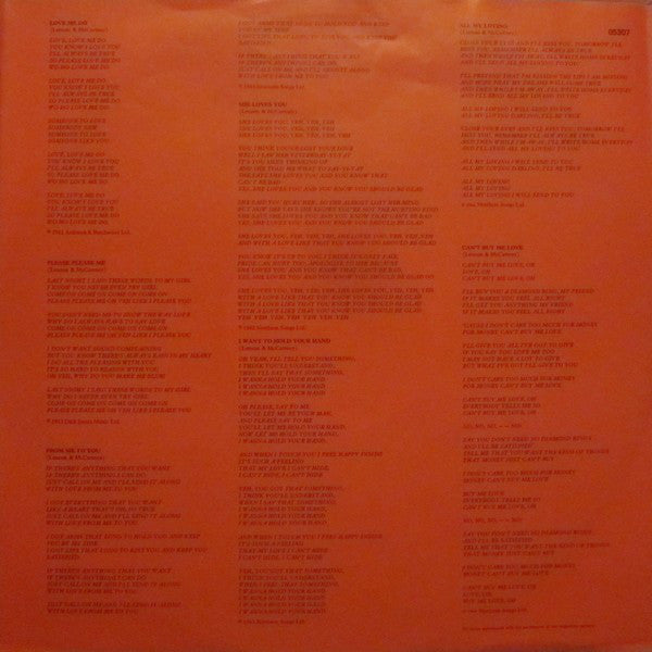 Beatles, The : 1962-1966 (LP,Compilation,Reissue)