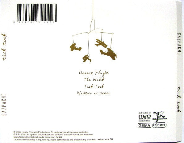 Gazpacho (2) : Tick Tock (Album)