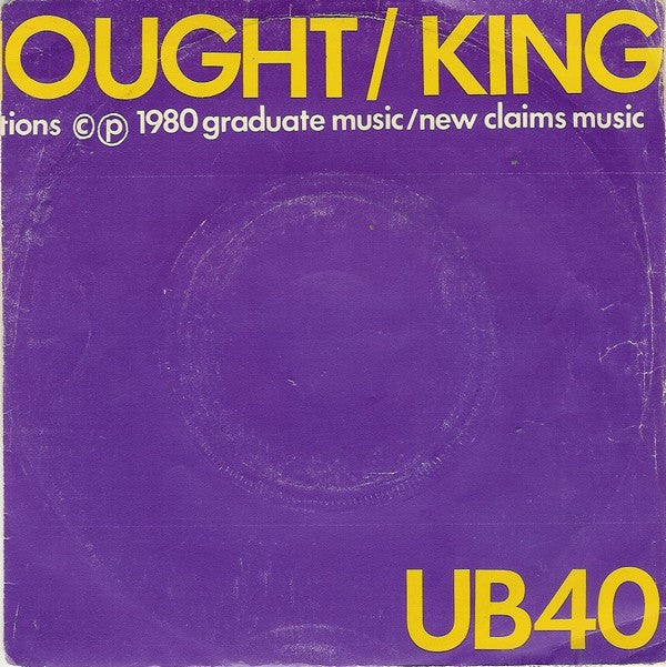 UB40 : Food For Thought / King (7",Single,45 RPM)