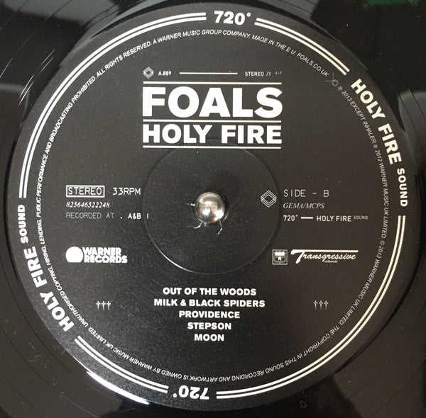 Foals : Holy Fire (LP,Album,Reissue)