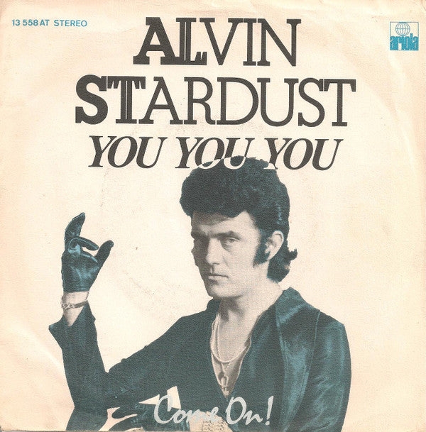 Alvin Stardust : You You You (7", Single)