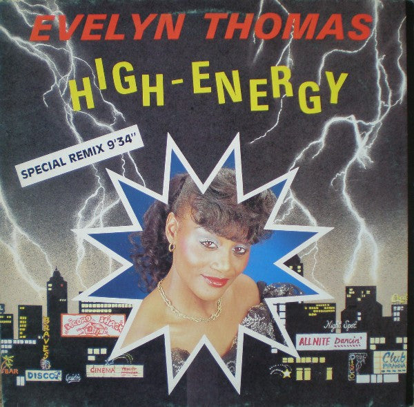 Evelyn Thomas : High-Energy (Special Remix) (12",45 RPM,Stereo)