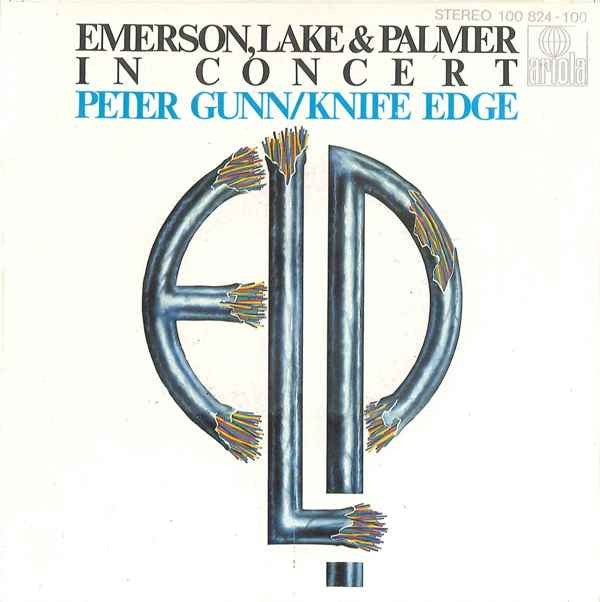 Emerson, Lake & Palmer : In Concert: Peter Gunn / Knife Edge (7",45 RPM,Single)