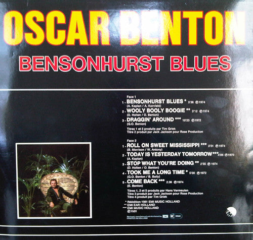 Oscar Benton : Bensonhurst Blues (LP)