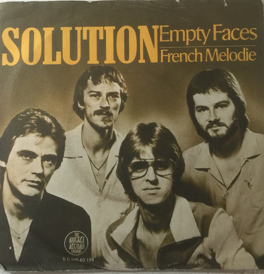 Solution (4) : Empty Faces (7",45 RPM,Single,Stereo)