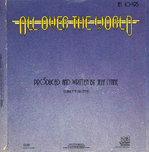 Electric Light Orchestra : All Over The World (10",45 RPM,Single)