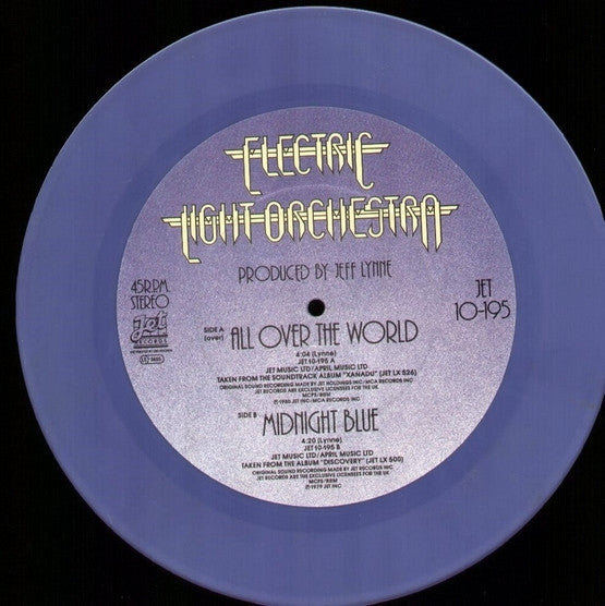 Electric Light Orchestra : All Over The World (10",45 RPM,Single)