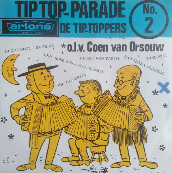 De Tip-Toppers : Tip Top-Parade No. 2 (7",45 RPM,Single)