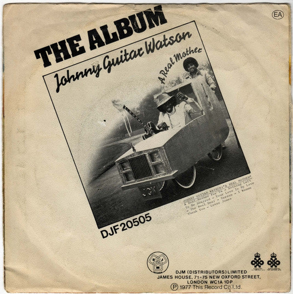 Johnny Guitar Watson : A Real Mother For Ya (7",Single,45 RPM)