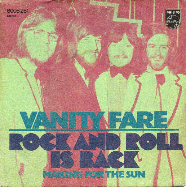 Vanity Fare : Rock And Roll Is Back  (7",45 RPM,Single,Repress)