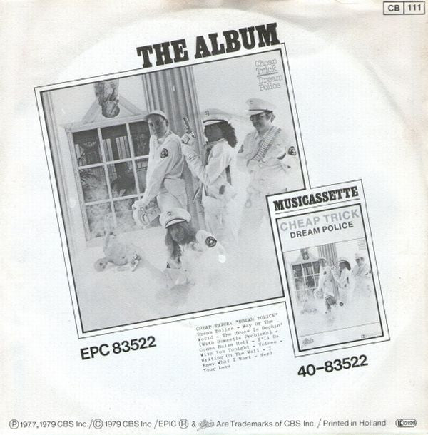 Cheap Trick : Dream Police (7",Single,45 RPM)