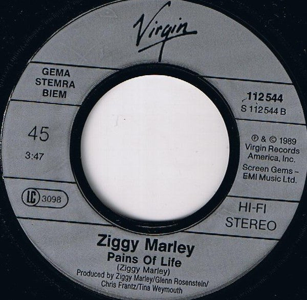 Ziggy Marley And The Melody Makers : Look Who's Dancing (7",45 RPM,Single,Stereo)